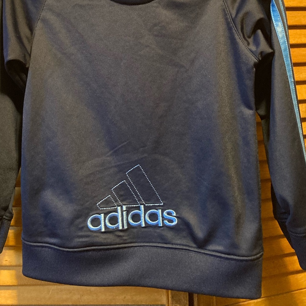 Adidas Navy Blue & Light Blue Jacket - Picture 11 of 12